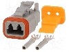 Conector auto, DT, 2 pini, DEUTSCH - S-DT 06-2 S foto