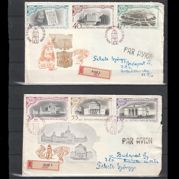 FDC (Plic Prima Zi a Emisiunii) cu LP480 1959 Circulat
