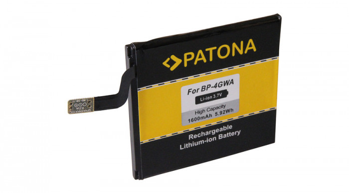 Nokia Lumia 625 720 BP4GWA BP-4G baterie Li-Ion de 1600 mAh BP-4G - Patona