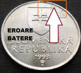 Moneda 20 HALERU - SLOVACIA, anul 1993 *cod 2550 = UNC EROARE, Europa