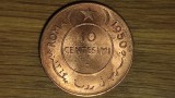 Somalia italiana - moneda exotica deosebita - 10 centesimi 1950 dimensiune mare ⌀30mm - elefant - impecabila !, Africa