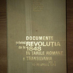 DOCUMENTE PRIVIND REVOLUTIA DE LA 1848 IN TARILE ROMANE C. TRANSILVANIA VOL II de STEFAN PASCU , VICTOR CHERESTESIU , 1979