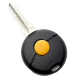 Carcasa Cheie Auto Techstar, compatibila Mercedes-Benz Smart cu 1 buton, compatibila modele 1998&ndash;2007 Fortwo, Forfour, City Coupe, Cabrio