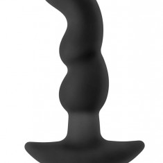 Vibrator Anal Adventures Prostate Massager 03, Negru, 13 cm