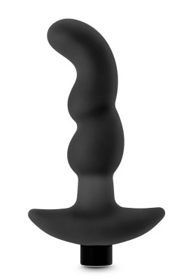 Vibrator Anal Adventures Prostate Massager 03, Negru, 13 cm foto