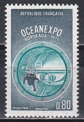 Franta 1971 - &bdquo;Oc&eacute;anexpo&rdquo; - Expoziție Internațională, Bordeaux, MNH