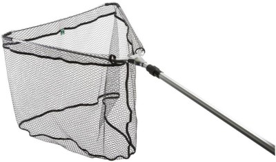 Minciog Aluminiu Zfish Landing Net NFX Rubber Mesh, 240cm, 3seg foto