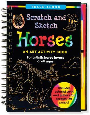 Scratch &amp;amp; Sketch Horses (Trace-Along): An Art Activity Book for Artistic Horse Lovers of All Ages foto