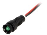 Lampa de Control LED Verde 220VDC &Oslash;11mm IP40