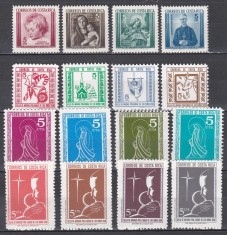 Costa Rica 1962,1966,1967,1968 - Timbre taxe poștale, 4 Serii, MNH