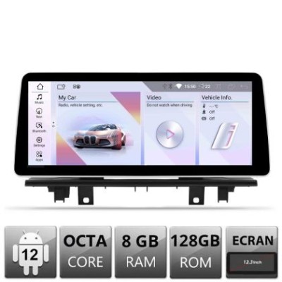 Navigatie BMW X1 F48 2014-2016 cu ecran NBT Android ecran 12.3&amp;quot; 8+128 4G BT CarStore Technology foto
