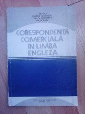 Corespondenta comerciala in limba engleza , editie 1981 foto