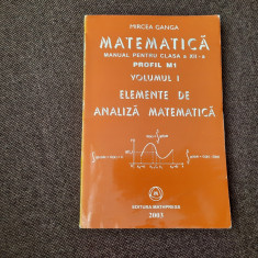 MIRCEA GANGA MATEMATICA MANUAL PENTRU CLASA A XII-A ANALIZA MATEMATICA 2003