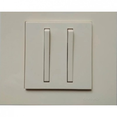 Comutator slim Grano ST Natural Crem Ovivo 410-020200-202 foto