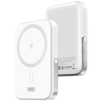 Baterie compatibila cu incarcare MagSafe XO-PR242, 5.000mAh, Suport sustinere, Incarcare rapida cu Port foto
