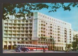 CPIB 25110 CARTE POSTALA - BUCURESTI. PE B-dul MAGHERU, TRAMVAI, AUTOTURISM DE EPOCA, BICICLETA, RPR, NECIRCULATA