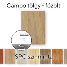 Pardoseală laminată Leziter Campo stejar vinil SPC mostră/buc