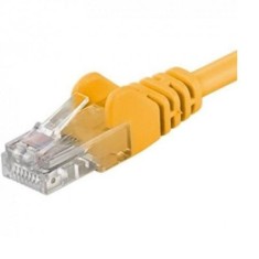 Patchcord UTP RJ45-RJ45 Cat.6, 0.25m, galben, &quot;UTP-6-0.25-Y&quot; (timbru verde 0.08 lei)