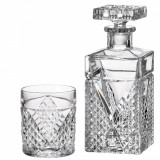 Set Pahare Cristal Bohemia Cu Sticla Whisky Megan COD: 2804