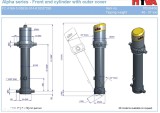 Cilindru Basculare Hyva 70526456 FC A169-5-05830-014-K1050