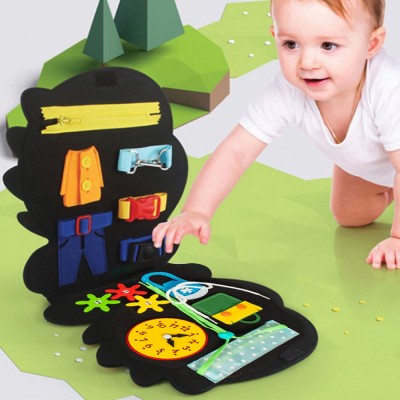 Carte Activități Educative, Model Dinozaur, M&amp;acirc;nere, Culoare Verde, Material P&amp;acirc;slă, Dimensiuni Ambalaj 29x30cm, V&amp;acirc;rstă Recomandată 12+ Luni foto