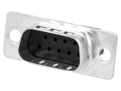 Conector D-Sub 9 pini tată pe cablu foto