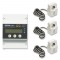 Kit releu putere DFUN DFPM93 smart meter, trifazic 3x220-380V, 6400imp/Kwh cu siguranta digitala, transformator Split Core 600V, 300A/5A, 50-60Hz