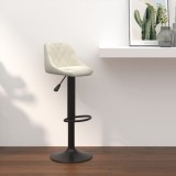 Scaun de bar, crem, catifea