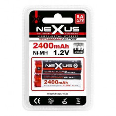 Set acumulatori AA HR06 Ni-Mh 1.2V 2400mAh Nexus set 2buc foto