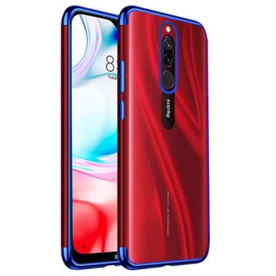 Husa XIAOMI RedMi 8 - Plating Soft (Albastru) foto