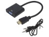 Adaptor HDMI la VGA 15pin 0,15m