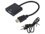 Adaptor HDMI la VGA 15pin 0,15m