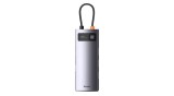 Baseus Hub 4 &icirc;n 1 din seria Metal Gleam, USB-C - 4x USB 3.0