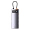 Baseus Hub 4 &icirc;n 1 din seria Metal Gleam, USB-C - 4x USB 3.0