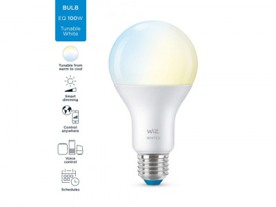 Bec led WiZ Wi-Fi Bluetooth 13W E27 2700-6500K 1521lm Philips 8718699786175 foto