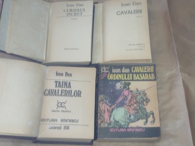 IOAN DAN - CURIERUL SECRET + CAVALERII + TAINA CAVALERILOR + CAVALERII ORDINULUI BASARAB foto