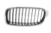 Grila radiator BMW Seria 3 (F30/ F31/ 35), 01.2012-12.2019, Cromat/Neagru, partea Stanga, 51137255411