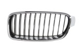 Grila radiator BMW Seria 3 (F30/ 31/ 34/ 35), 01.2012-12.2019, Cromat/Neagru, partea Stanga, 51137255411, Rapid