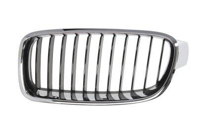 Grila radiator BMW Seria 3 (F30/ F31/ 35), 01.2012-12.2019, Cromat/Neagru, partea Stanga, 51137255411 foto