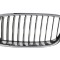 Grila radiator BMW Seria 3 (F30/ F31/ 35), 01.2012-12.2019, Cromat/Neagru, partea Stanga, 51137255411