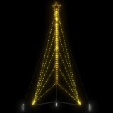 VidaXL Pom de Crăciun LED 615 LED-uri Alb Cald 404,5 cm