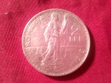 Moneda 2 lei 1912 Carol I , 10g argint 835 , cal.F.Buna