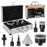 Set 7 carote diamantate Bigstren pentru gresie, granit si beton