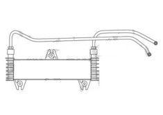 Radiator racire ulei motor, termoflot Chrysler 300M, 07.1998-09.2004, motor 3.5 V6, 185/187 kw, Dodge INTERPID, 07.1998-09.2004, motor 3.5 V6, 181 kw foto