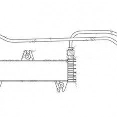 Radiator racire ulei motor, termoflot Chrysler 300M, 07.1998-09.2004, motor 3.5 V6, 185/187 kw, Dodge INTERPID, 07.1998-09.2004, motor 3.5 V6, 181 kw