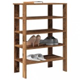 VidaXL Pantofar, Lemn vechi, 61x32x87,5 cm, lemn compozit