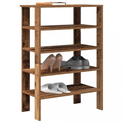vidaXL Pantofar, Lemn vechi, 61x32x87,5 cm, lemn compozit foto