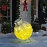 Decor Luminos Craciun - Ornament Sferic - 60 LED - 60 x 83 cm - Auriu - 100-240 V AC Best CarHome