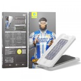 Folie de protectie Ecran Blueo Anti-Reflective HD Applicator Pro pentru Apple iPhone 14 Pro, Sticla Securizata, Full Glue, Neagra