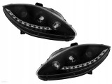 Set faruri tuning Seat Altea (5p1/5p5) 03.2004-, Seat Leon (1p1) 06.2005-03.2009, Seat Toledo (5p2) 10.2004-09.2009, Stanga, Dreapta, tip bec H1+H1,